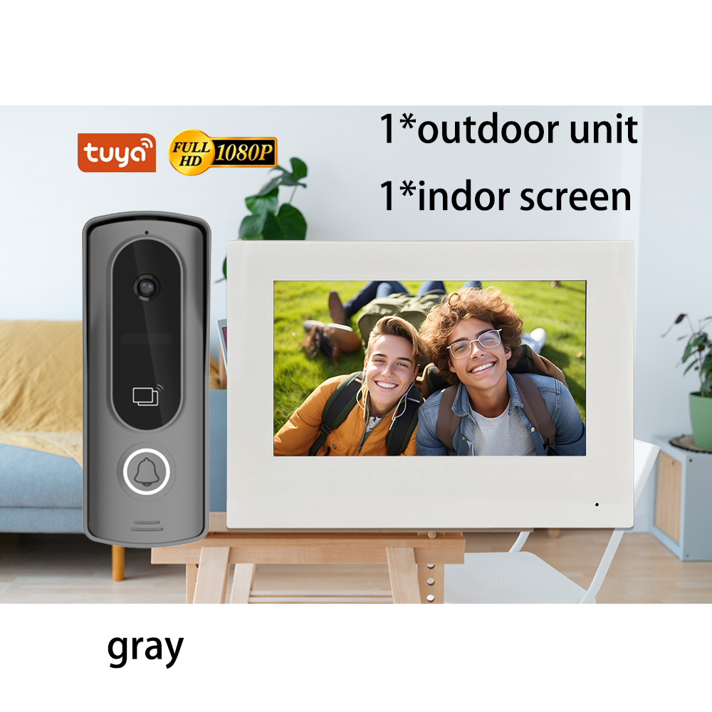 スマートホームドアセキュリティシステムTuya Wifiビデ - Home Security Video Systems のレビューと価格