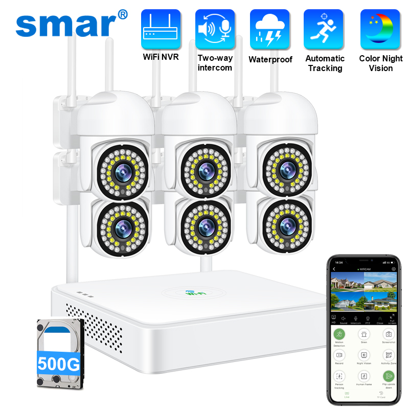 Smar 3MP ワイヤレス CCTV セキュリティカメラシ - Home Security Honeywell のレビューと価格