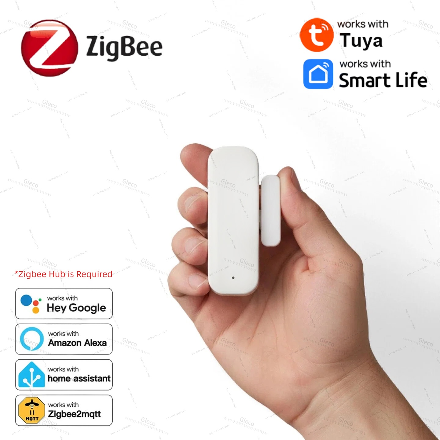 Tuya Zigbee ドア窓センサー アラーム検知器 盗難 - Home Security Technology のレビューと価格