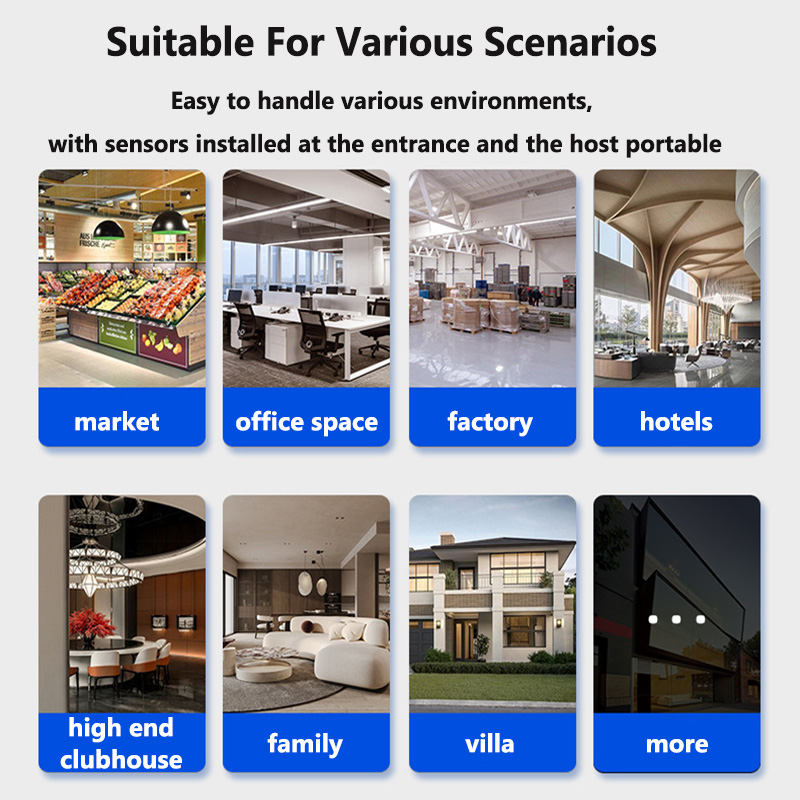 ワイヤレスウェルカムドアベル,赤外線センサー,誘導アラーム, - Home Security Door のレビューと価格