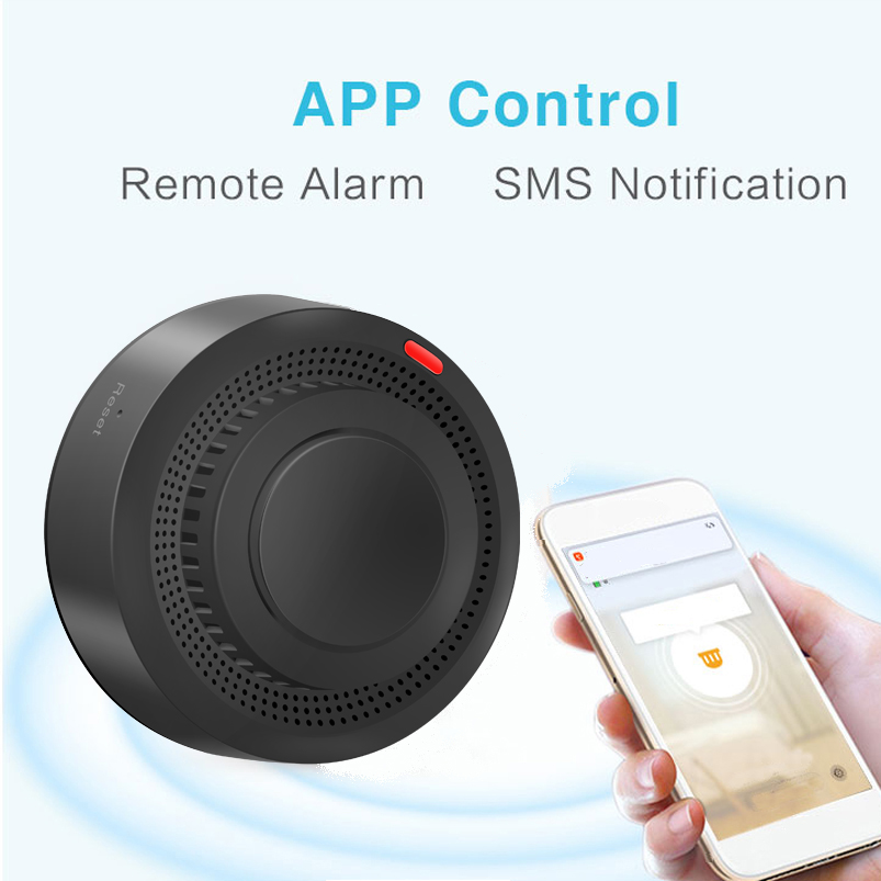 2.4G WiFi煙感知器ワイヤレスセンサー火災警報器家庭用 - Home Security Technology のレビューと価格