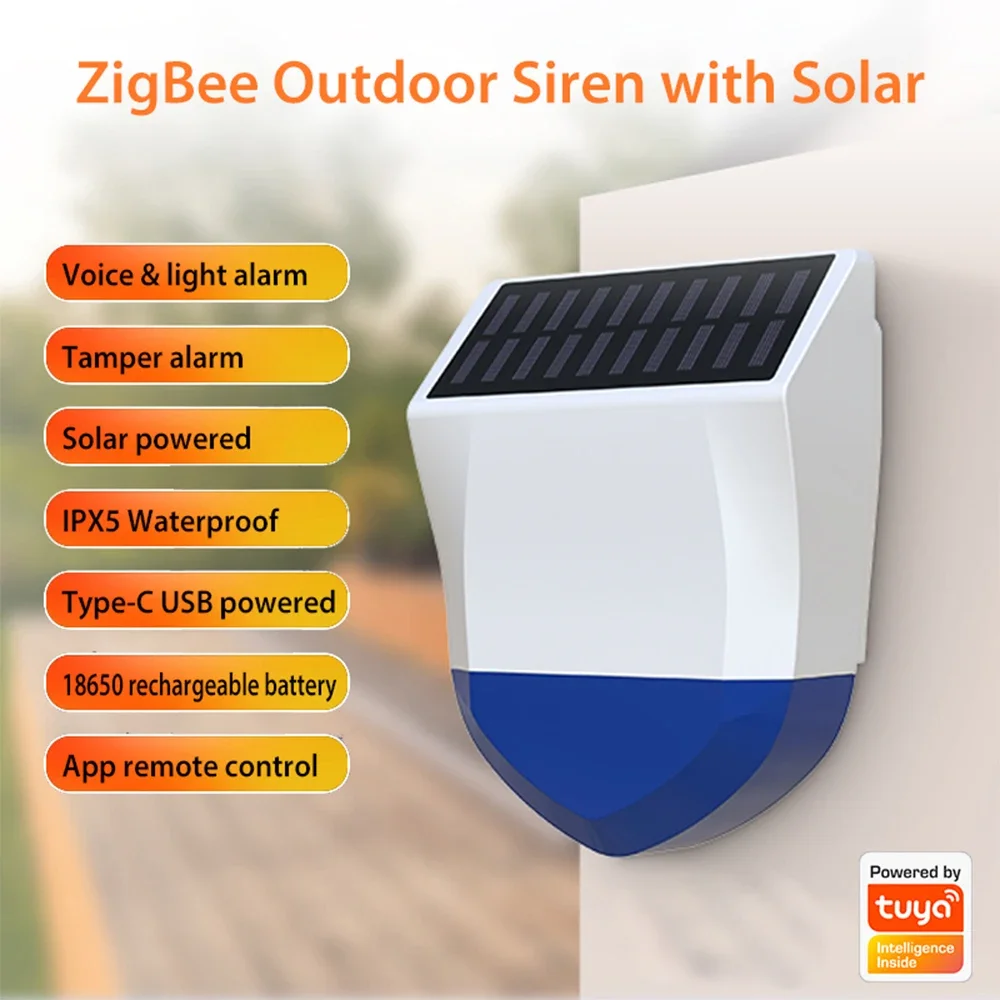 Tuya スマート Zigbee/Wifi サイレンアラーム - Home Security Systems Wireless のレビューと価格